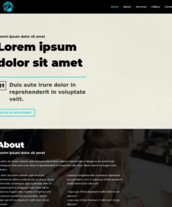 美髮沙龍網站模板